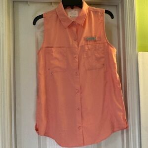 Ocean + Coast Sleeveless Peach Shirt